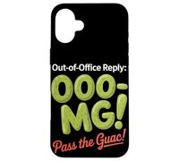 Risposta fuori sede OOOMG Passa il Guac Labor Day Custodia per iPhone 16 Plus