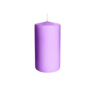 Risthò Candele Cero, Lavanda, Diametro 5 cm, Altezza 10 cm, 12 pezzi