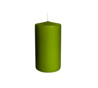 Risthò Candele Cero, Pistacchio, Diametro 5 cm, Altezza 10 cm, 12 pezzi