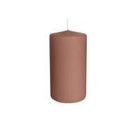 Risthò Candele Cero, Prugna, Diametro 5 cm, Altezza 10 cm, 12 pezzi