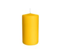 Risthò Candele Cero, Senape, Diametro 5 cm, Altezza 10 cm, 12 pezzi