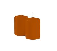 Risthò Candele Cero, Terracotta, Diametro 7 cm, Altezza 10 cm, 4 pezzi
