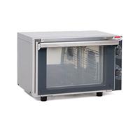 Ristoattrezzature Forno Elettrico Ventilato a Convezione - Ultra Compatto, Ideale per Uso Professionale - Affidabile e Sicuro - Capacità fino a 3 teglie