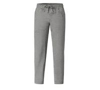 Ristohouse Pantalone da Cuoco 100% Cotone - Modello con Coulisse e Comodi Laccetti, Tre Tasche, Materiale Fresco e Resistente, Ideale per Il Lavoro (Pied De Poule, XXXL)