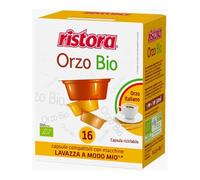 Ristora 128 Capsule Compatibile con Lavazza A Modo Mio (16 unità (Confezione da 8), Orzo)
