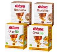 Ristora 64 capsule A Modo Mio ORZO + NOCCIOLINO