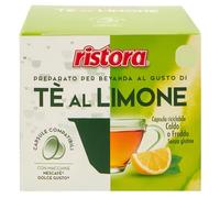 Ristora 80 Capsule Thè al Limone Compatibile con Dolce Gusto, Bevanda Monodose Gusto Tè Solubile