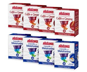 Ristora caps A Modo Mio Mix 64 CAMOMILLA MELAT + 64 CAFFE GINSENG