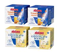 Ristora caps Dolce Gusto MIX 80pz CAMOMILLA ARANCIA e MIELE + CIOCCOLATO BIANCO