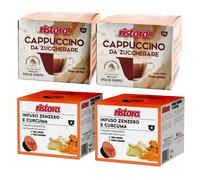 Ristora capsule Dolce Gusto MIX 80pz CAP da ZUCCHERARE + ZENZERO e CURCUMA