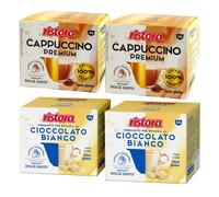Ristora capsule Dolce Gusto MIX 80pz CAPPUCCINO PREMIUM + CIOCCOLATO BIANCO