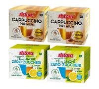 Ristora capsule Dolce Gusto MIX 80pz CAPPUCCINO PREMIUM + TE LIMONE NO ZUCCHERI