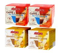 Ristora capsule Dolce Gusto MIX 80pz GINSENG da ZUCC + INFUSO ZENZERO LIMONE