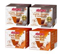 Ristora capsule Dolce Gusto MIX 80pz GINSENG e CANNELLA + CARAMEL SALATO