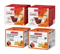 Ristora capsule Dolce Gusto MIX 80pz GINSENG + ZENZERO e CURCUMA