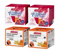Ristora capsule Dolce Gusto MIX 80pz MELOGRANO e MIRTILLO + ZENZERO e CURCUMA