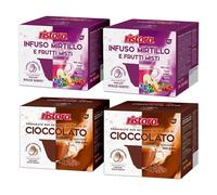 Ristora capsule Dolce Gusto MIX 80pz MIRTILLO FRUTTI MISTI + CIOCCOLATO