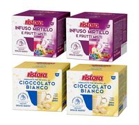 Ristora capsule Dolce Gusto MIX 80pz MIRTILLO FRUTTI MISTI + CIOCCOLATO BIANCO