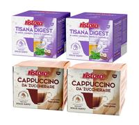 Ristora capsule Dolce Gusto MIX 80pz TISANA DIGEST + CAPPUCCINO da ZUCCHERARE