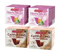 Ristora capsule Dolce Gusto MIX 80pz TISANA RELAX + CAPPUCCINO da ZUCCHERARE