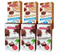 Ristora capsule Nespresso 30 CAPPUCCINO NO ZUCCHERO + 30 CIOCCOLATINO