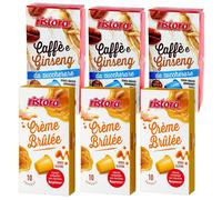 Ristora capsule Nespresso 30 CREME BRULEE + 30 GINSENG da ZUCCHERARE
