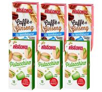 Ristora capsule Nespresso 30 PISTACCHINO + 30 GINSENG da ZUCCHERARE