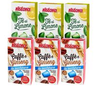 Ristora capsule Nespresso 60 THE LIMONE + 60 GINSENG da ZUCCHERARE