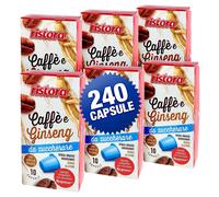 Ristora capsule Nespresso caffè GINSENG DA ZUCCHERARE - 24 confezioni da 10 pz