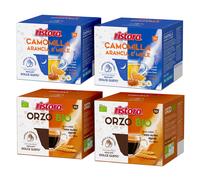 Ristora Dolce Gusto MIX 80 capsule CAMOMILLA ARANCIA e MIELE + ORZO BIO