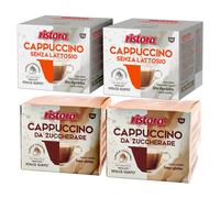 Ristora Dolce Gusto MIX 80 capsule CAPPUCCINO NO LATTOSIO + CAPP da ZUCCHERARE