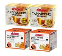 Ristora Dolce Gusto MIX 80 capsule CAPPUCCINO PREMIUM + ZENZERO e CURCUMA