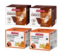 Ristora Dolce Gusto MIX 80 capsule CIOCCOLATO + ZENZERO e CURCUMA