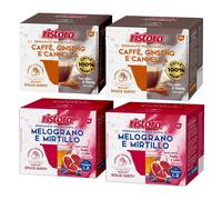 Ristora Dolce Gusto MIX 80 capsule GINSENG e CANNELLA + MELOGRANO e MIRTILLO