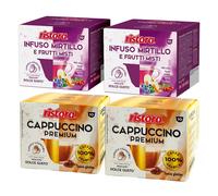 Ristora Dolce Gusto MIX 80 capsule MIRTILLO FRUTTI MISTI + CAPPUCCINO PREMIUM