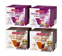 Ristora Dolce Gusto MIX 80 capsule MIRTILLO FRUTTI MISTI + GINSENG e CANNELLA