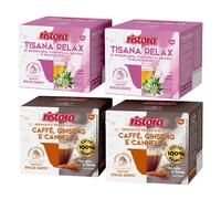 Ristora Dolce Gusto MIX 80 capsule TISANA RELAX + GINSENG e CANNELLA