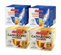 Ristora Dolce Gusto MIX 80pz CAMOMILLA ARANCIA e MIELE + CAPPUCCINO PREMIUM