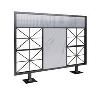 Ristorante - Pannelli divisori regolabili per ufficio, hotel e sale da pranzo, 100 x 80 cm, soluzione divisoria per sale commerciali