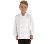 Ristorazione Apparecchio Superstore - B124 Giacca da chef per bambini, colore: bianco