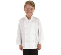 Ristorazione Apparecchio Superstore B125 Giacca da chef per bambini, colore: bianco