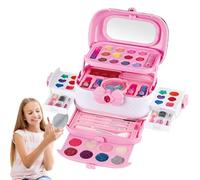 Ristyur Kit trucco per bambini, gioca al trucco per ragazze | 24 pezzi di vestiti e giochi di finzione per bambini | Set di trucchi lavabili, set di cosmetici creativi per cosmetici, per vestire e