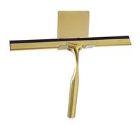 Ristyur Tergivetro per Doccia in Vetro - Tergivetro Dorato in Acciaio Inossidabile con Manico,Tergivetro per finestre, vetri, Porte della Doccia, Parabrezza 'Auto