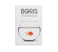RISUANHENM Boris, poster artistico decorativo per stanza, stampa artistica da parete su tela, decorazione per camera da letto, 40 x 60 cm, senza cornice