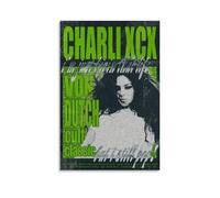 RISUANHENM Charli XCX, poster artistico decorativo per stanza, su tela, decorazione artistica da parete per camera da letto, 30 x 45 cm, senza cornice