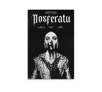 RISUANHENM Nosferatu - Poster artistico decorativo per stanza, su tela, decorazione artistica da parete per camera da letto, 50 x 75 cm, senza cornice