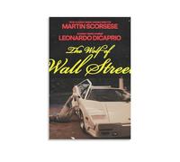RISUANHENM The Wolf of Wall Street, poster artistico decorativo per stanza, stampa artistica da parete per camera da letto, 30 x 45 cm, senza cornice