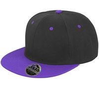 Risultato Core Bronx Original Flat peak-snapback Dual Colour Cap hip hop Bboy Hat Black/ Purple
