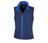 Risultato da Donna R232 F Softshell stampabile Bodywarmer, Donna, R232F, Navy/Royal, 2X-Large/Size 18