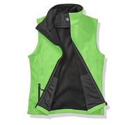Risultato da Donna R232 F Softshell stampabile Bodywarmer, Donna, R232F, Vivid Green, Small/Size 10